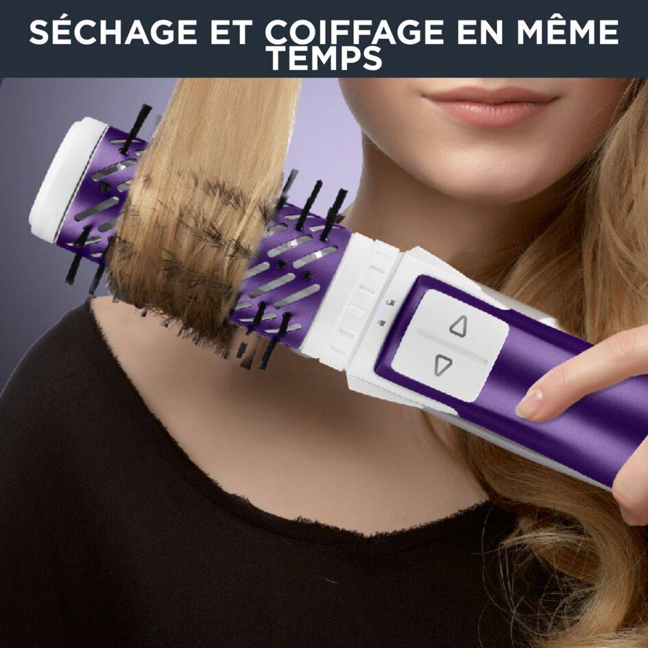 Brush Activ Volume & Shine, Brosse soufflante rotative, 1000 W, 2 brosses