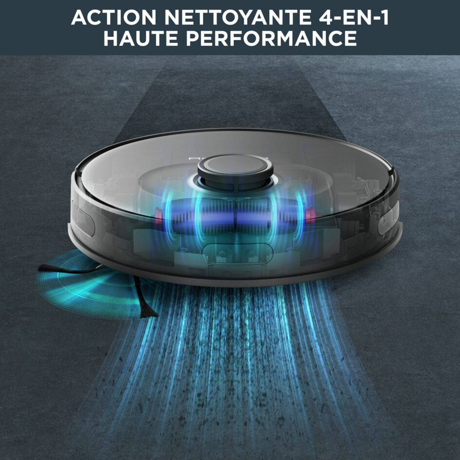 X-Plorer Série 75S+, Aspirateur robot, Navigation intelligente, 120min, station