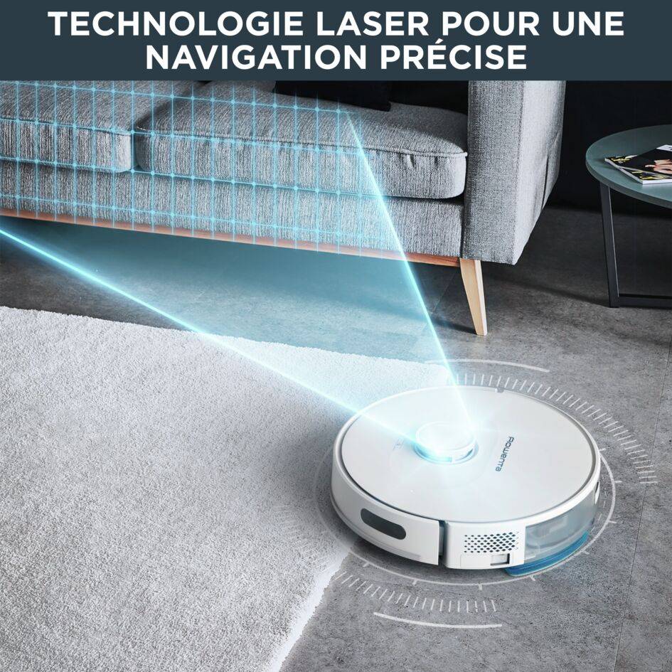 RECONDITIONNÉ X-Plorer Serie 75S, Aspirateur robot, Aspire et lave, Navigation ultra-précise