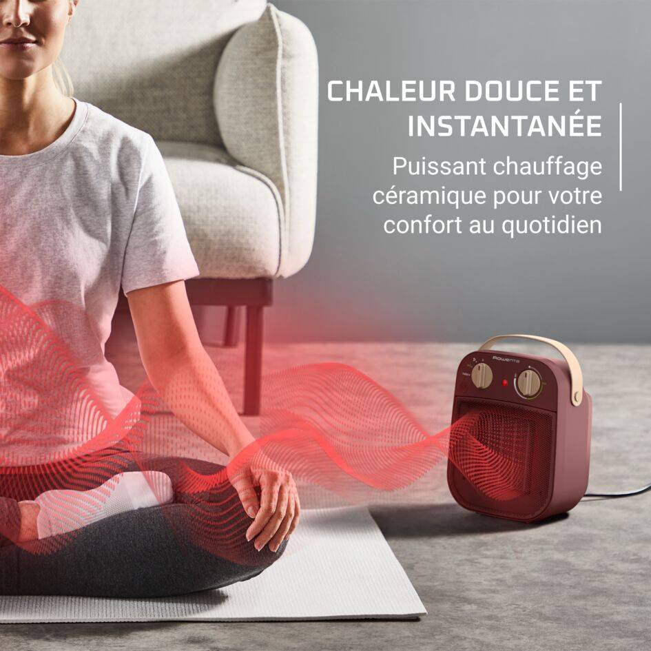 My Nomad Heater, Chauffage puissant, Silencieux, Mode Éco, 900/1800W