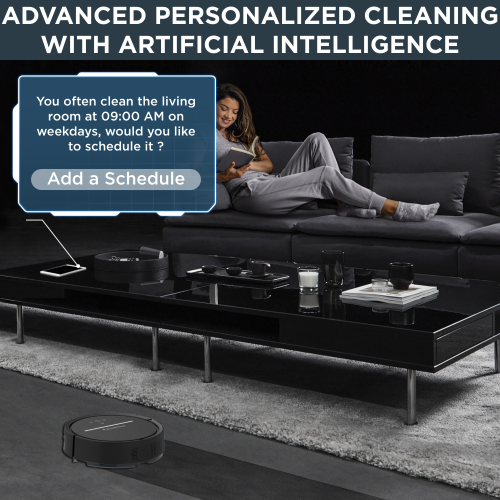 X-Plorer Série 120AI, Aspirateur robot, Navigation intelligente, 120min