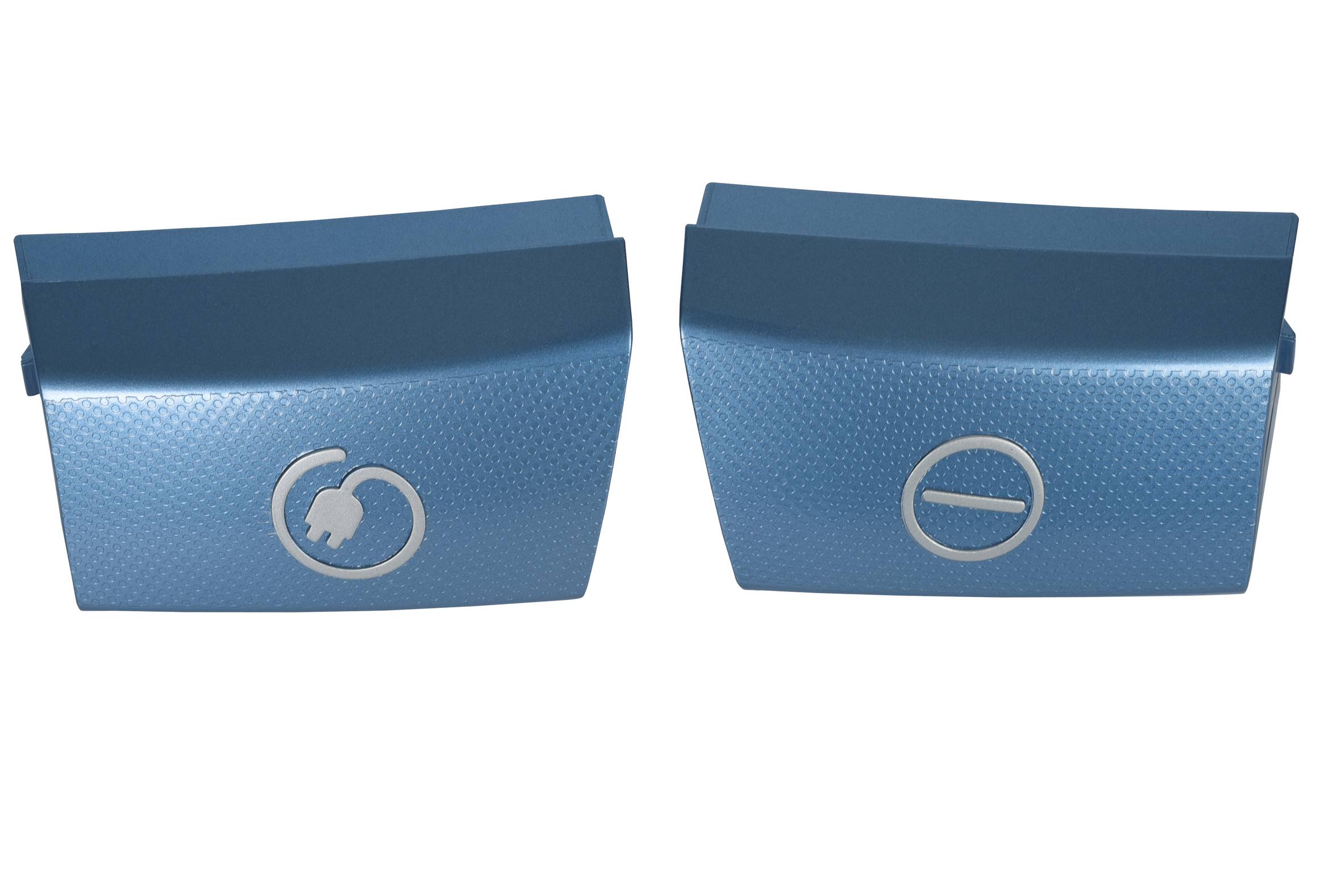 Lot de 2 pédales bleues et les ressorts RS-2230002170