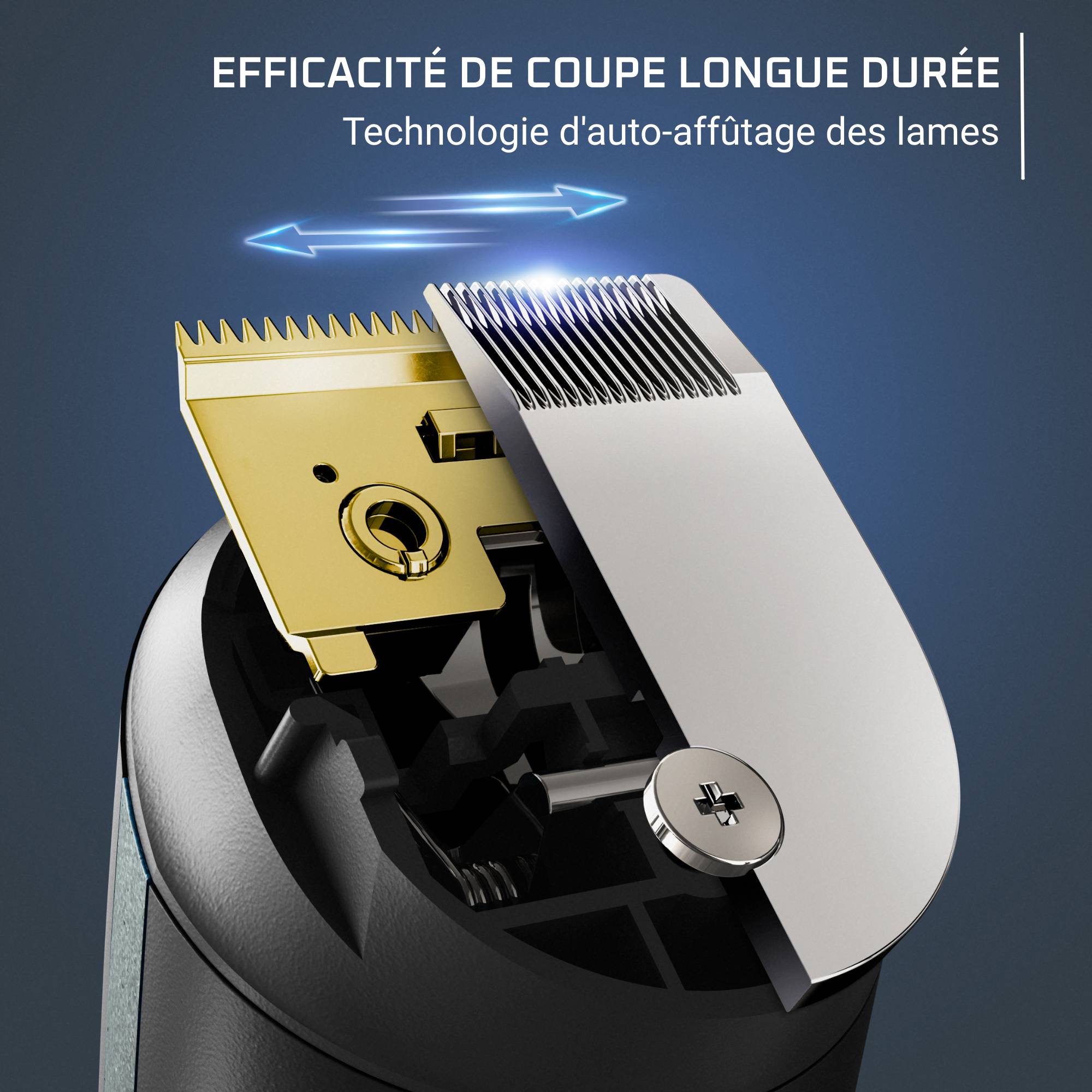 Selectium 15 en 1, Tondeuse multi-usage homme, Lames auto-affûtantes, Haute précision