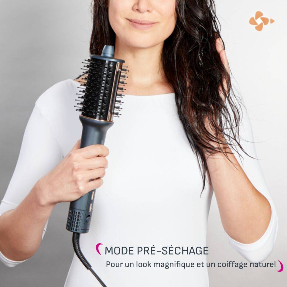 Air Brush 3D, Brosse Soufflante Lissante 3-en-1, Sèche et Coiffe, Calor