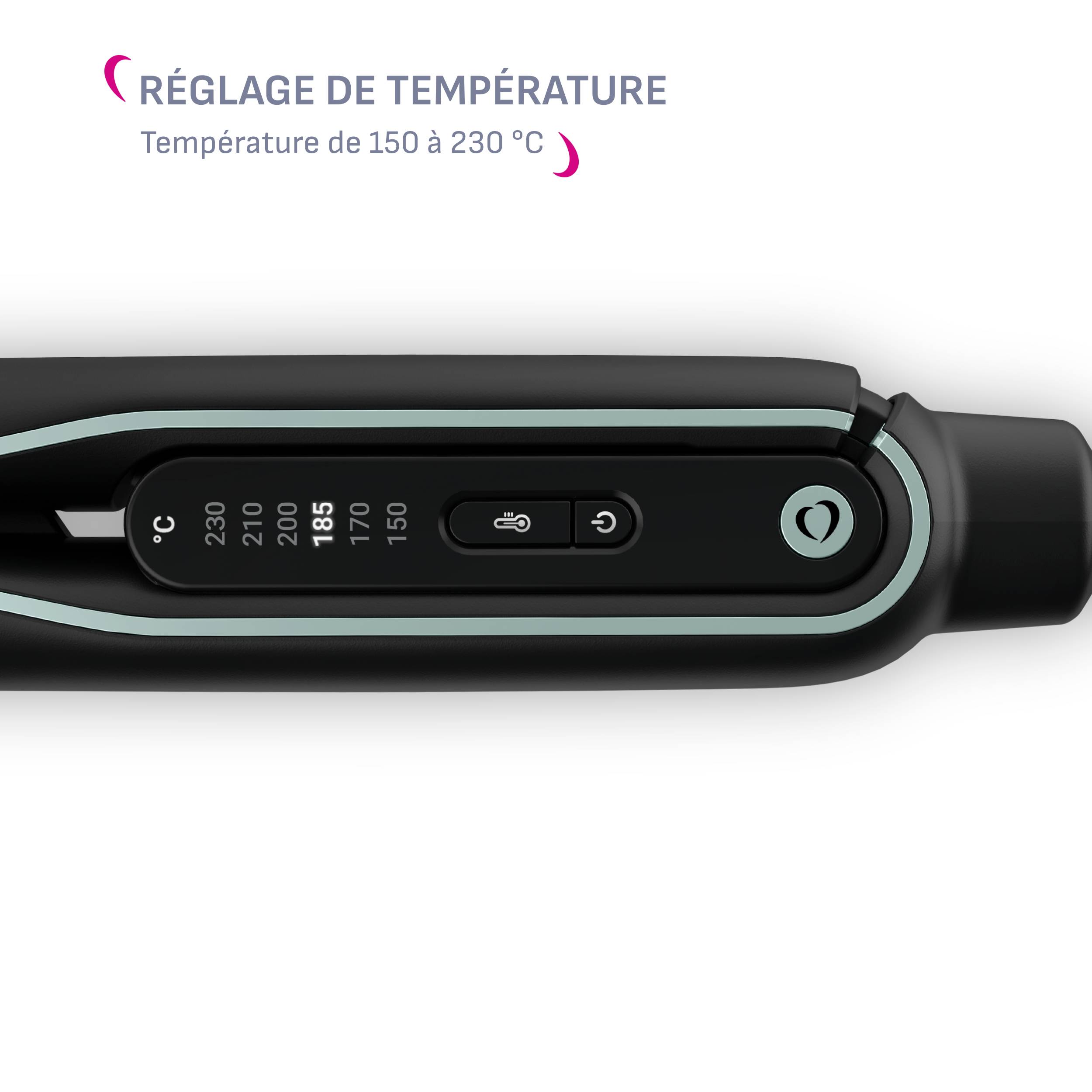 Thermostyle, Lisseur, Lissage et boucles, Coiffure Longue Tenue, Brillance, Calor