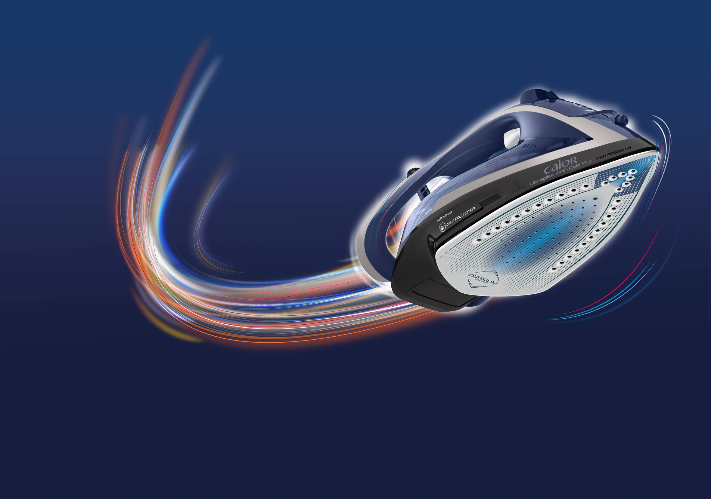 Ultragliss Anti-Calc Plus, Fer à Repasser Vapeur, 2 800 W, Collecteur de calcaire, Calor