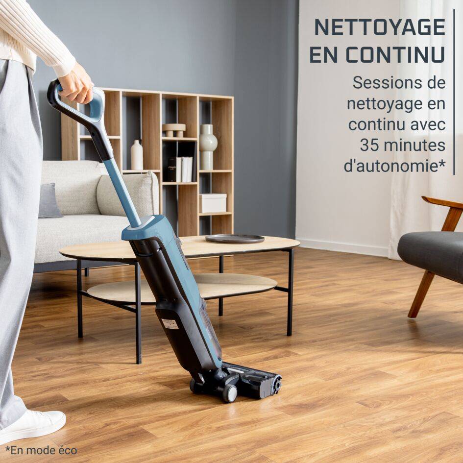 X-Clean&nbsp;2, Aspirateur laveur sans fil, Nettoyage 2-en-1 pour un gain de temps assuré