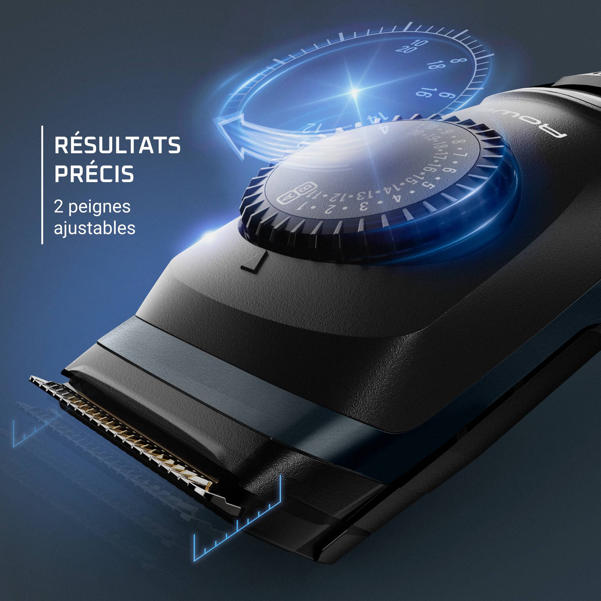 Virtuo, Tondeuse barbe, Lames auto-affûtées, Haute précision