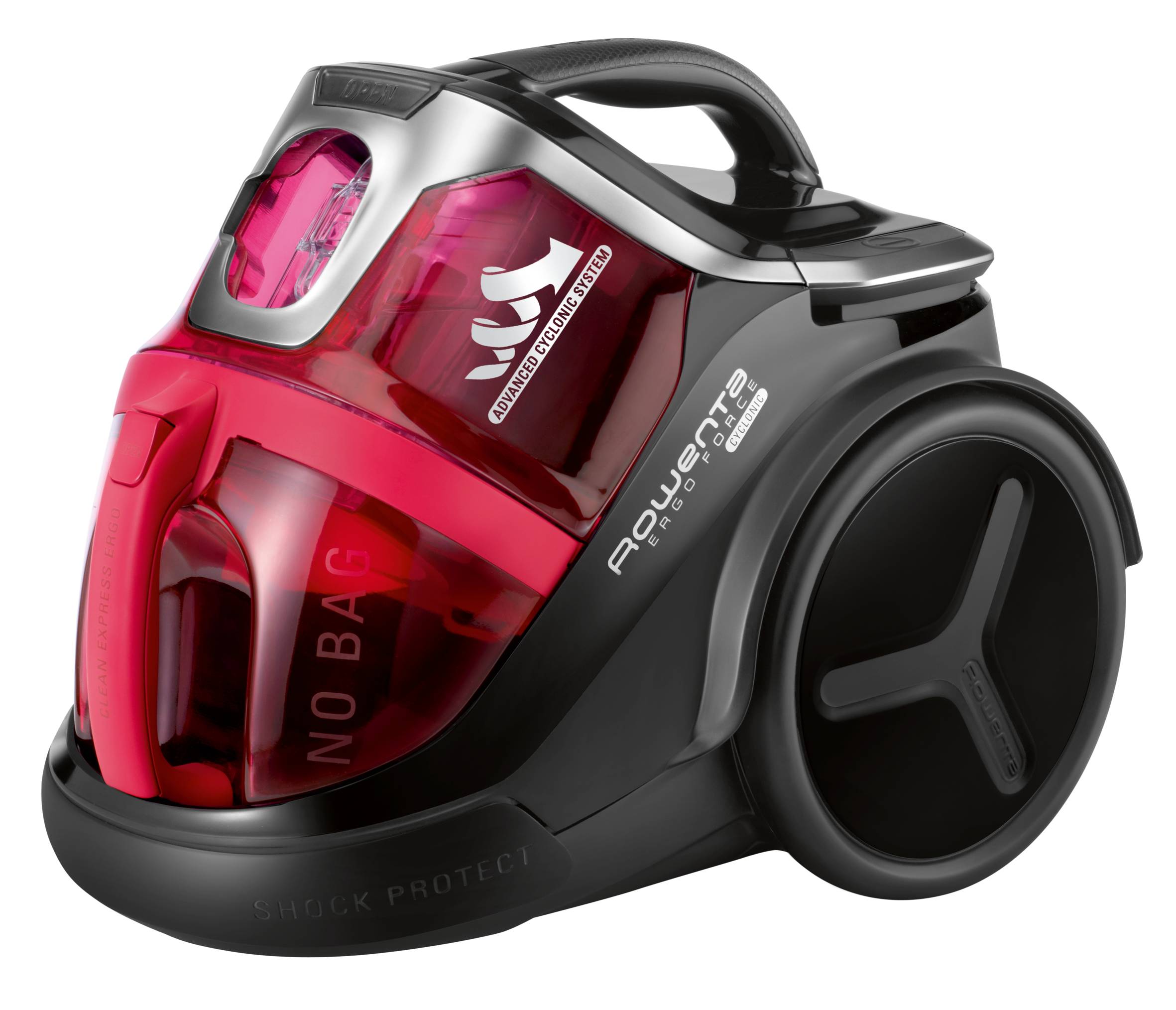 Ergo Force Cyclonic noir/rose fuschia