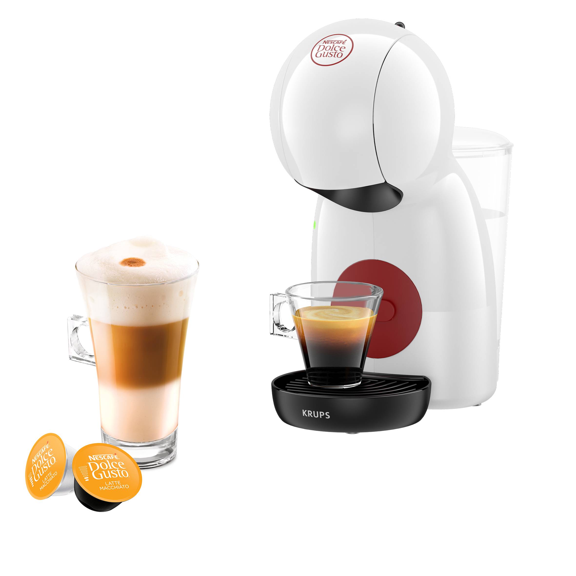 Piccolo XS blanche/rouge