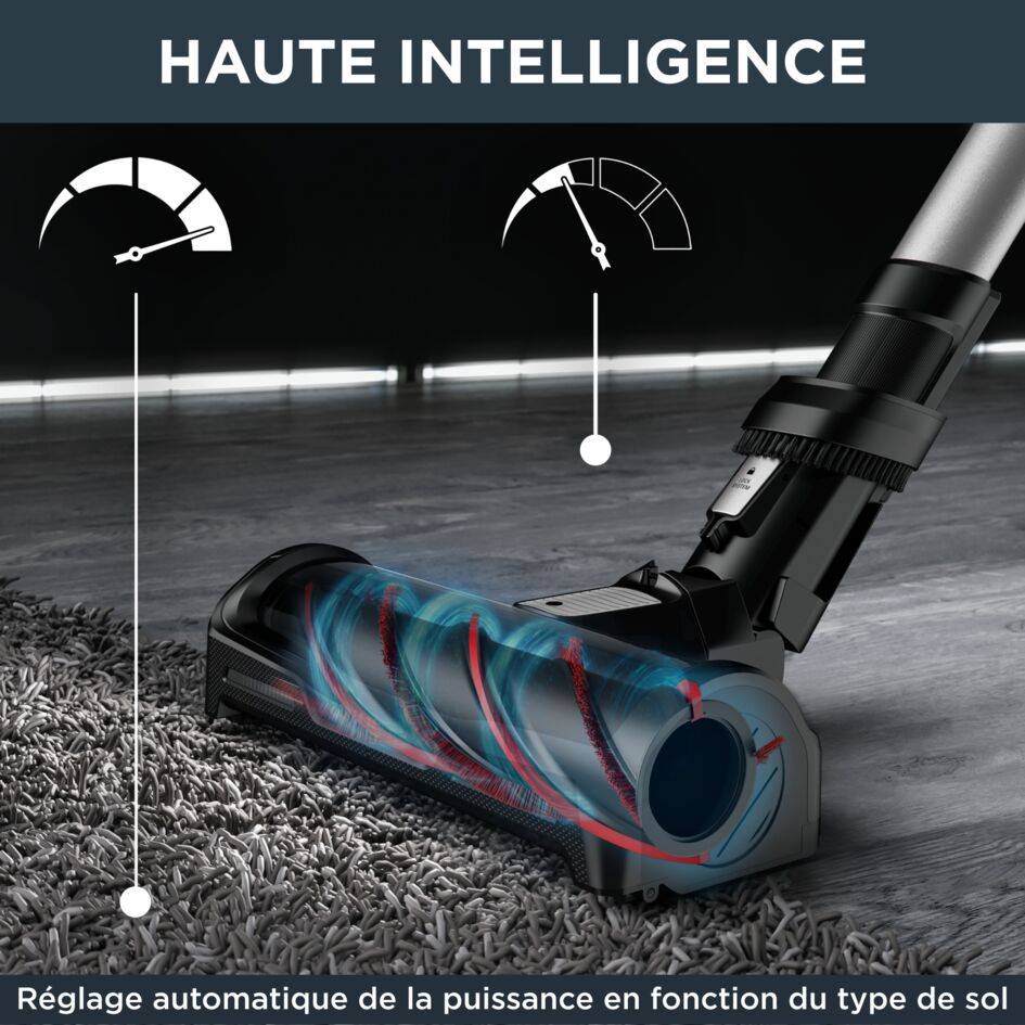 X-Force Flex 12.60, Aspirateur balai sans fil, Multifonction, 150 AW, 45 min d'autonomie, Modèle allergie