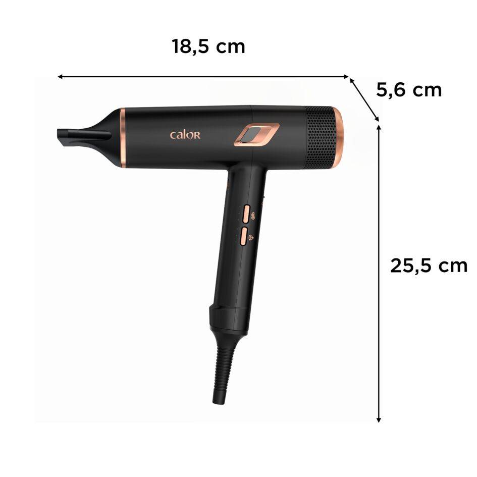 Maestria, Sèche-cheveux haute performance, Format compact, Ultra-léger, Calor