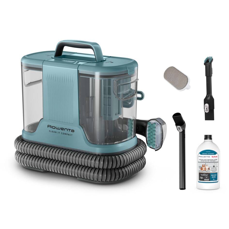 Clean It Compact, Détacheur, Nettoyeur de tapis, Résultats rapides, Design compact