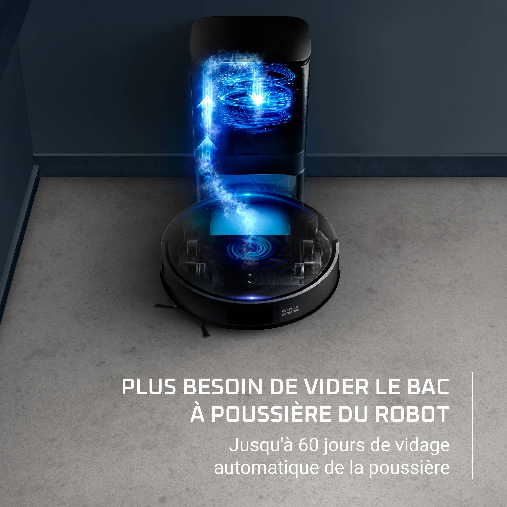 X-PLORER Serie 135+, Aspirateur robot laveur, Navigation laser, 6000 Pa
