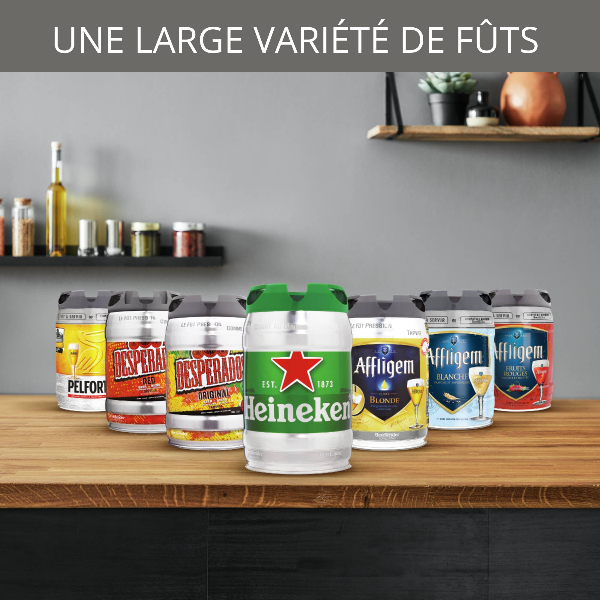 RECONDITIONNÉ Machine à bière BEERTENDER  noir et chrome