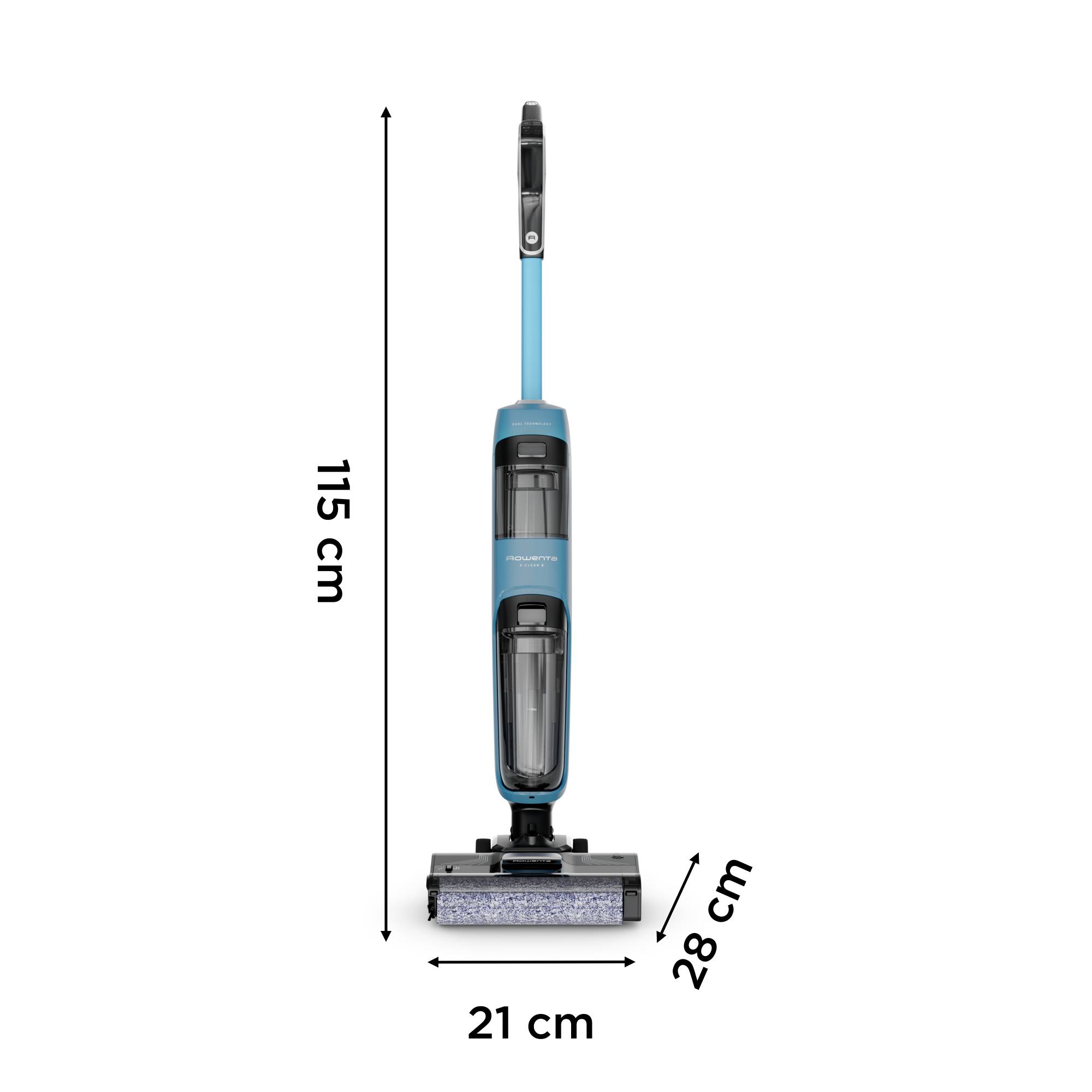 X-Clean 2, Aspirateur laveur sans fil, Nettoyage 2-en-1 pour un gain de temps assuré