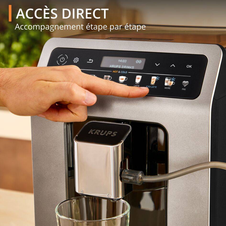 Evidence Hot & Cold, Machine expresso automatique, 18 recettes chaudes et froides