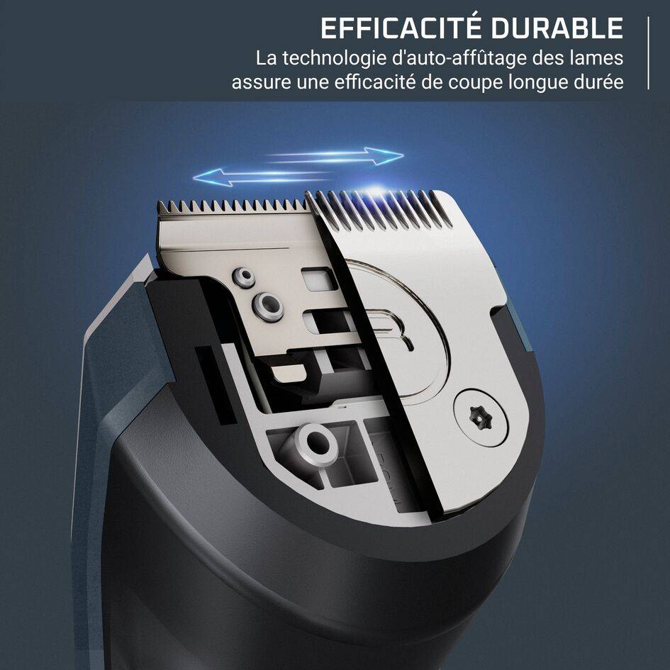 X Series 800, Tondeuse Cheveux, Lames carbone, Technologie d'auto-affûtage