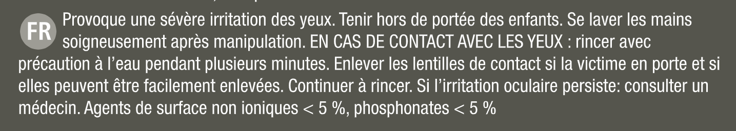 Nettoyant liquide pour système cappuccino XS900010