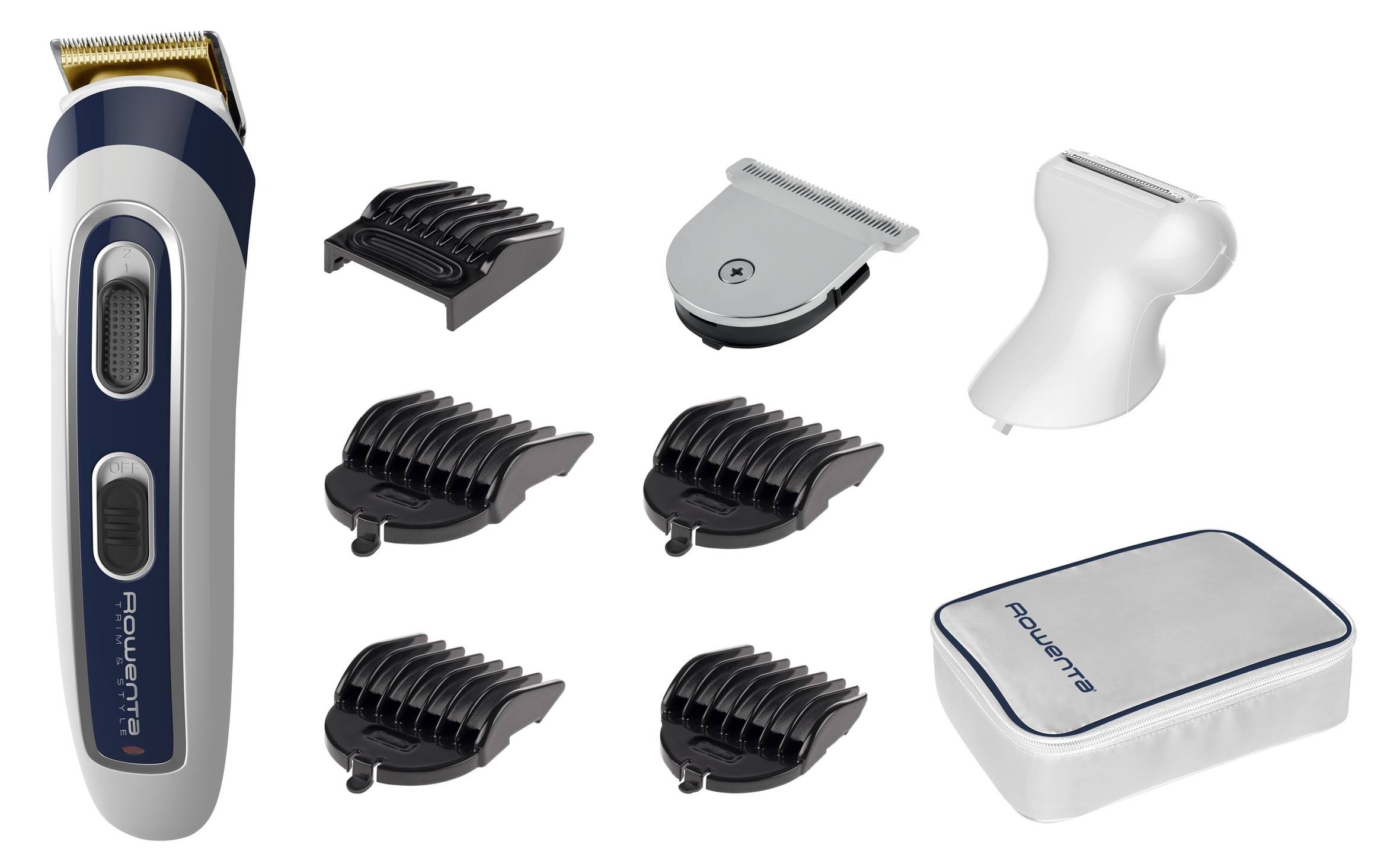 TRIM & STYLE 9 EN 1 - CHEVEUX, BARBE ET CORPS - Collection Men in blue