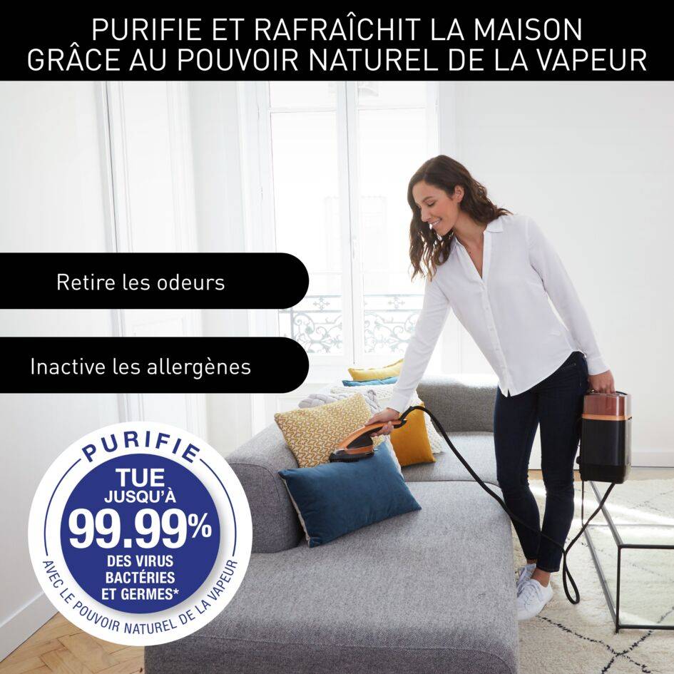 Ixeo Power, Défroissage et Repassage Tout-En-Un, Haute Pression, Calor