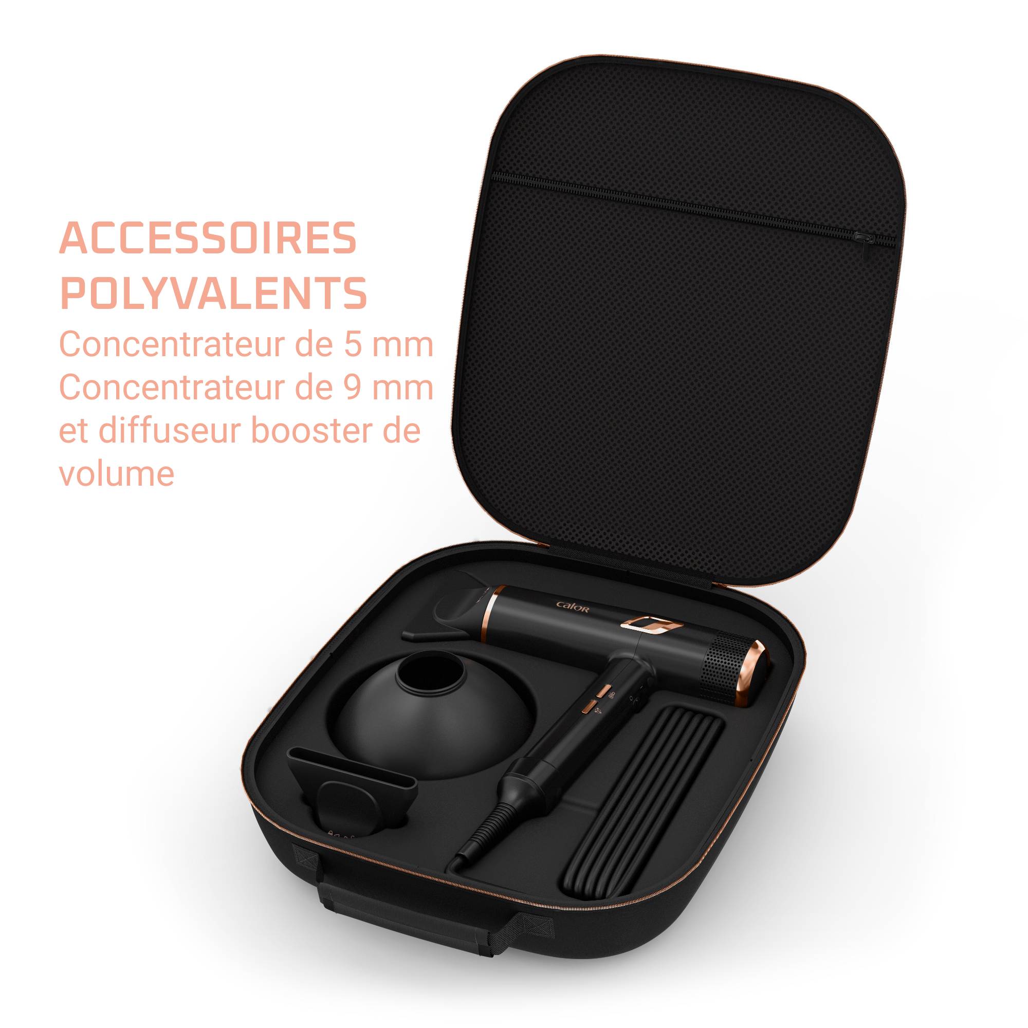 Maestria, Sèche-cheveux, Haute Performance, Format Compact Ultra-léger, Calor