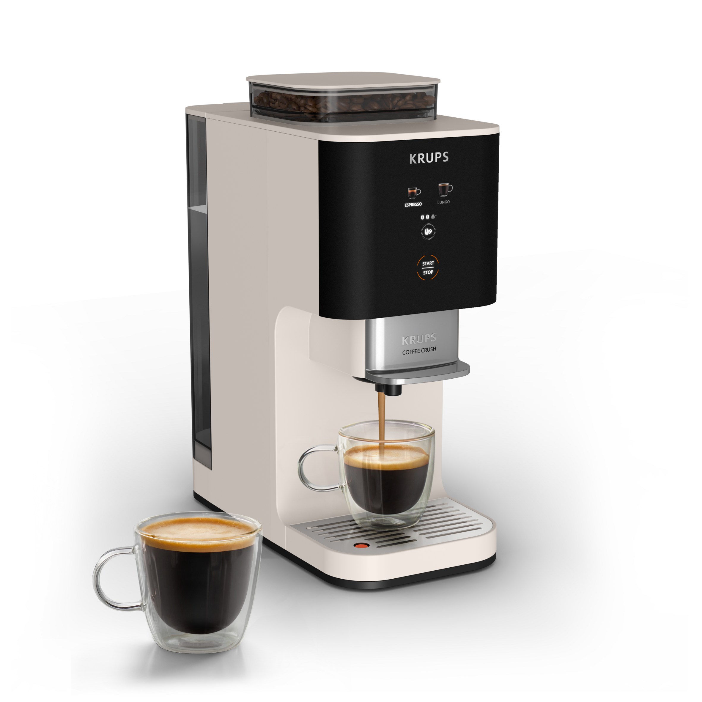 Coffee Crush, Machine à café à grains, ultra compacte, KRUPS