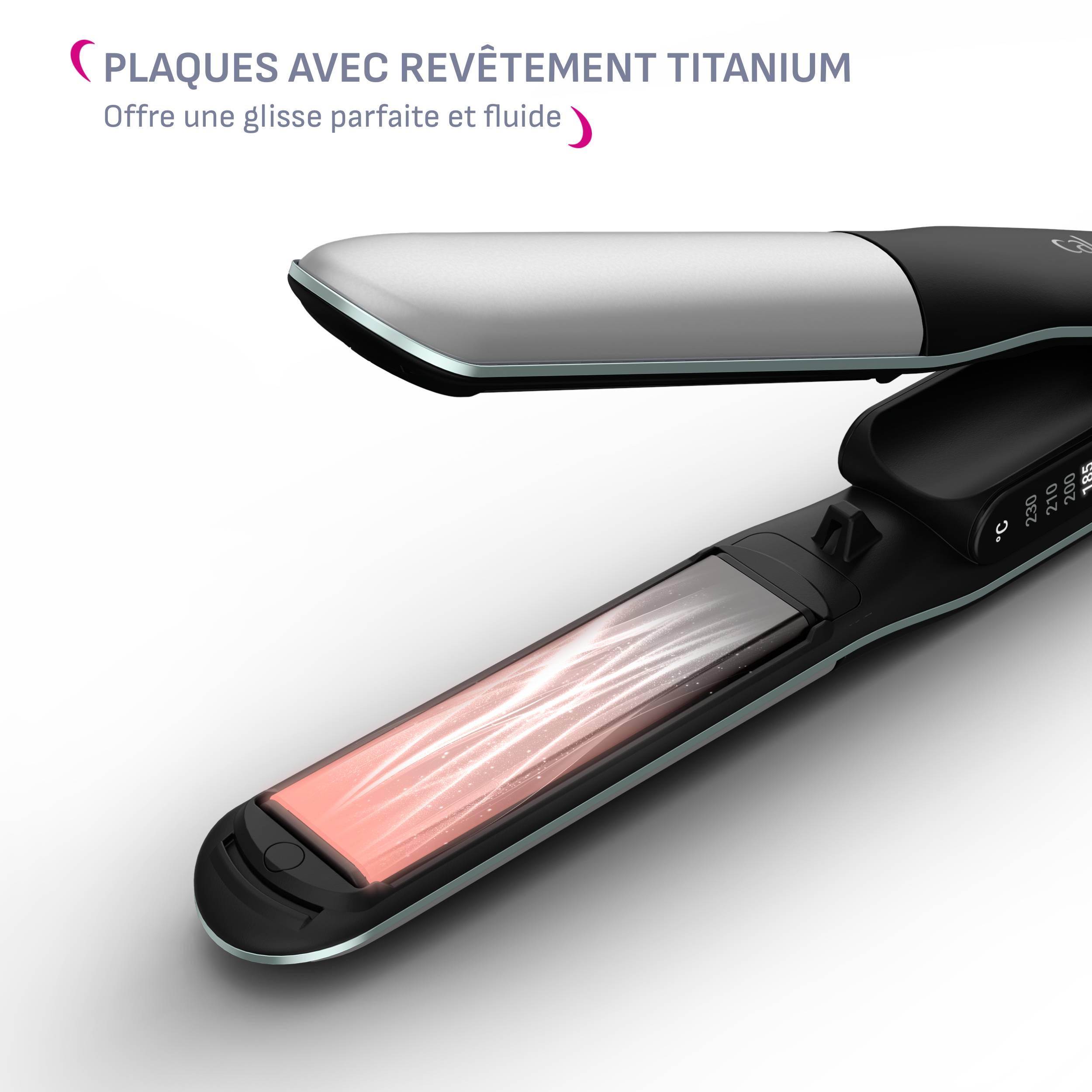 Thermostyle, Lisseur, Lissage et boucles, Coiffure Longue Tenue, Brillance, Calor