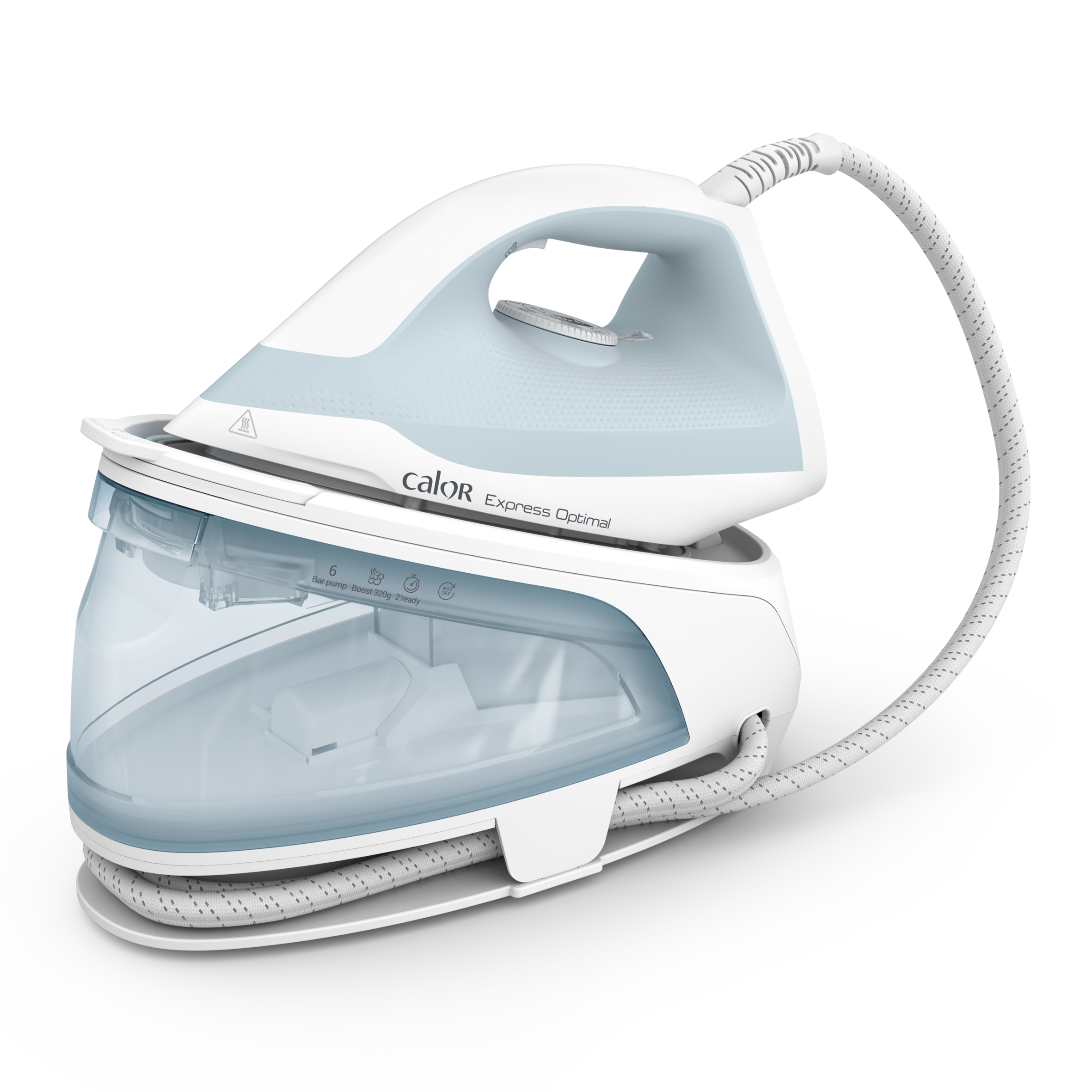 Express Optimal, centrale vapeur, 6 bars, 120g/min, fonction pressing 320 g/min