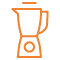 Icon orange d&apos;un blender krups pour la page forfaits de réparation