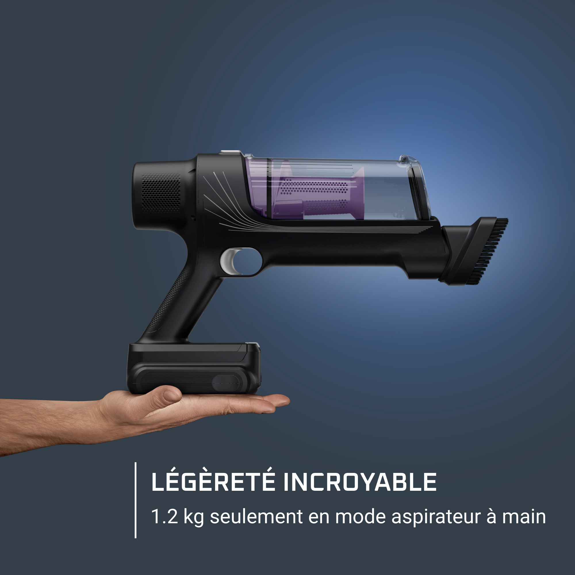 X-Pert 7.60, Aspirateur balai sans fil, 140 W, Jusqu'à 45 min
