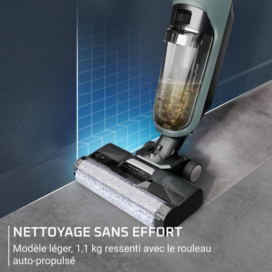 X-Clean&nbsp;2, Aspirateur laveur sans fil, Nettoyage 2-en-1