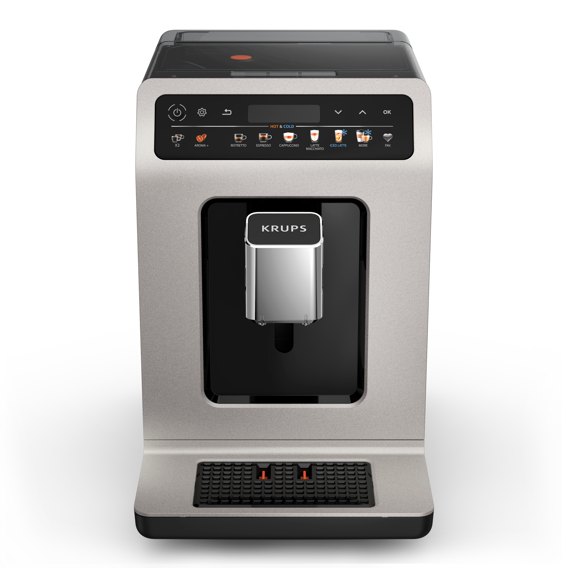 Evidence Hot & Cold, Machine expresso automatique, 18 recettes chaudes et froides, KRUPS