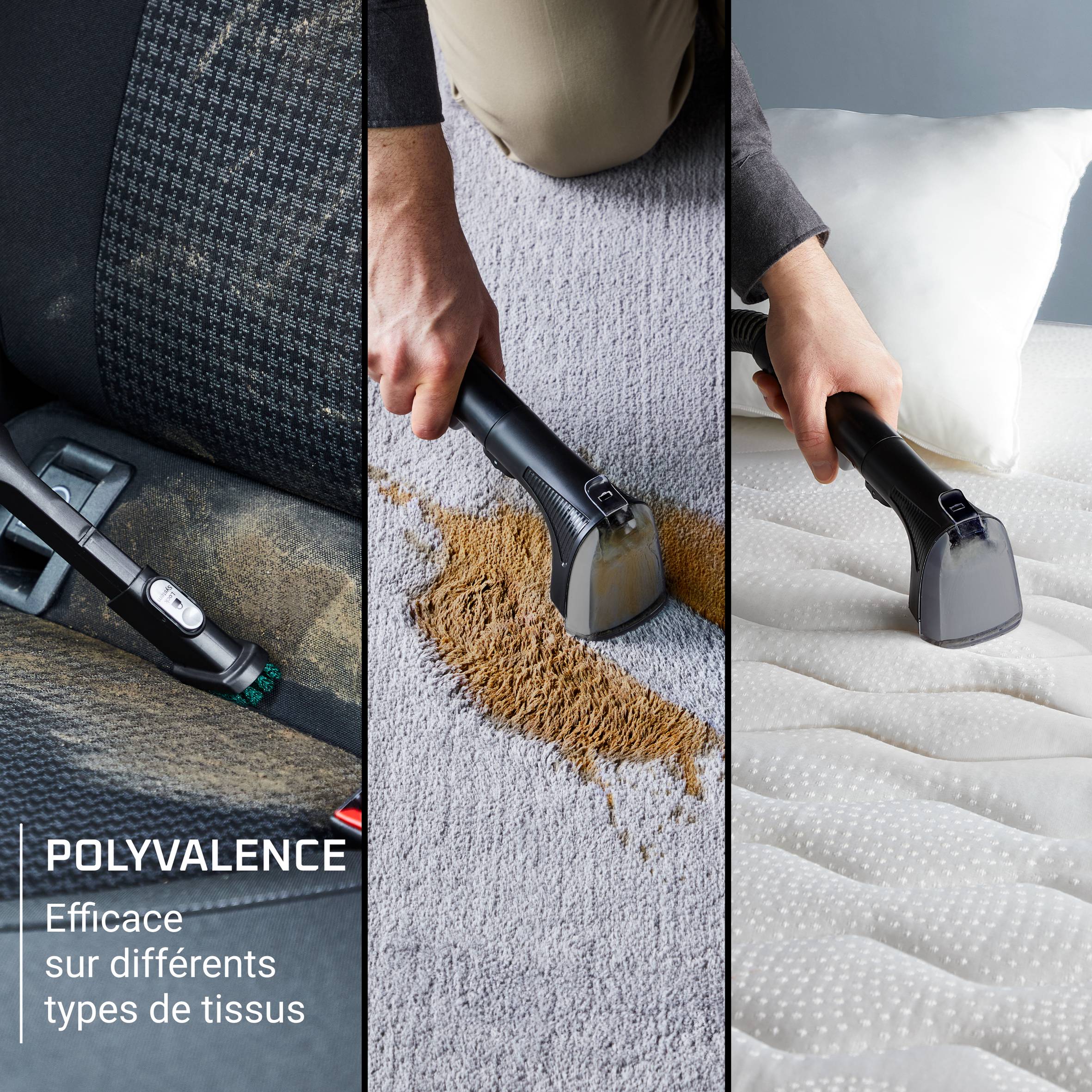 Clean It Compact, Détacheur, Nettoyeur de tapis, Résultats rapides, Design compact