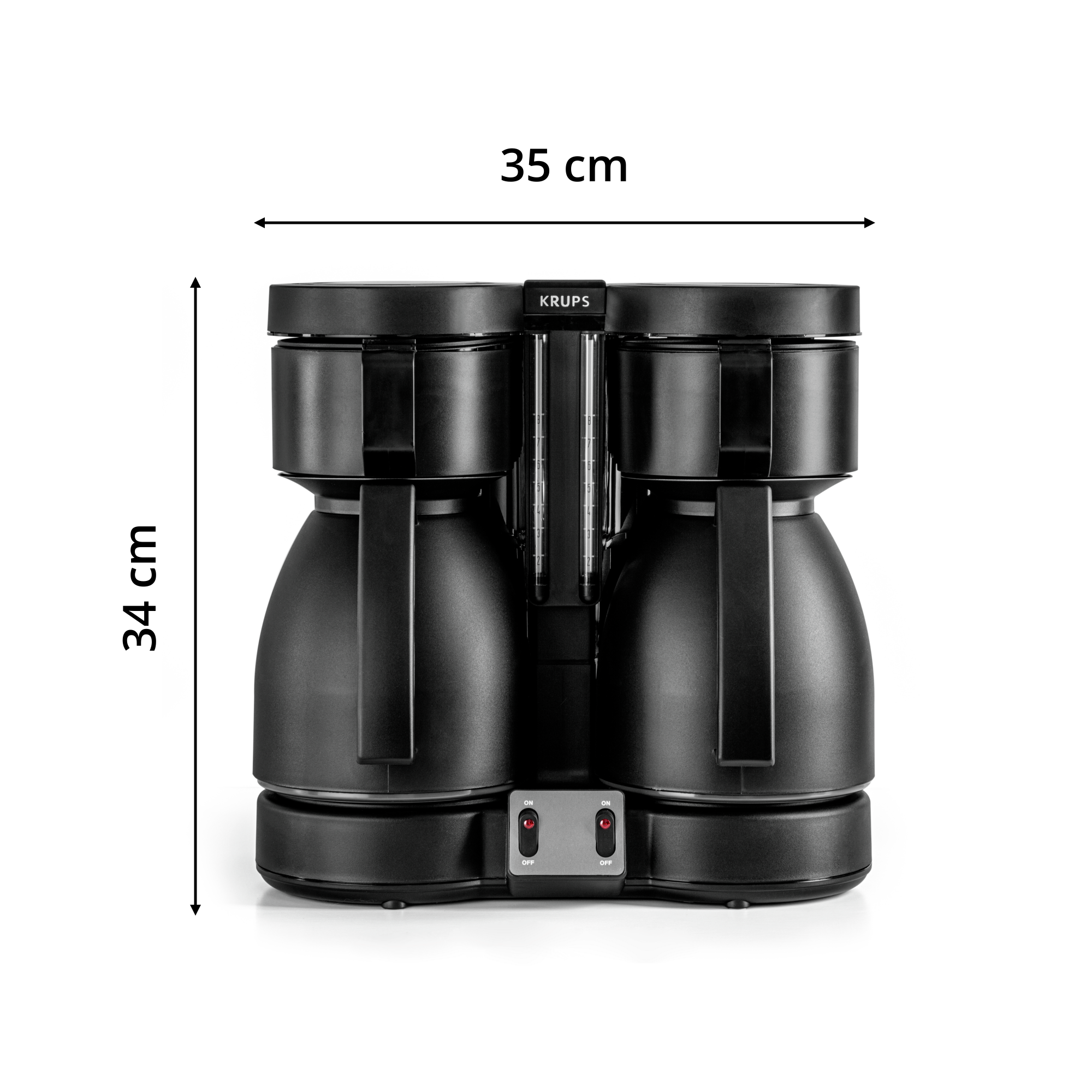 Cafetière Krups isotherme double préparation Duothek