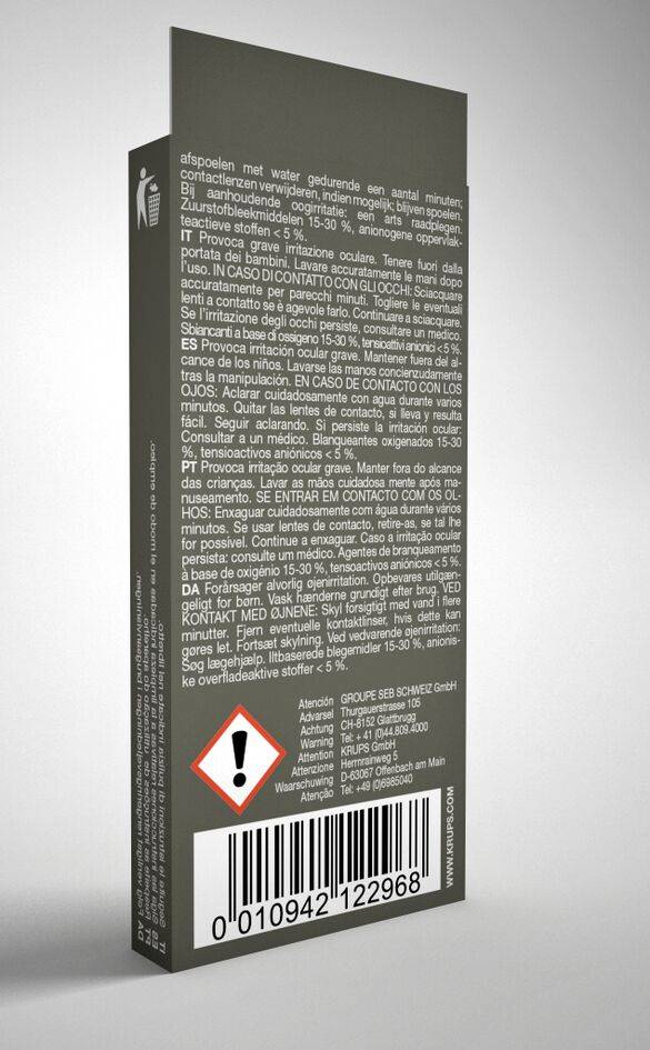 Lot de 10 pastilles nettoyantes pour Espresseria XS300010