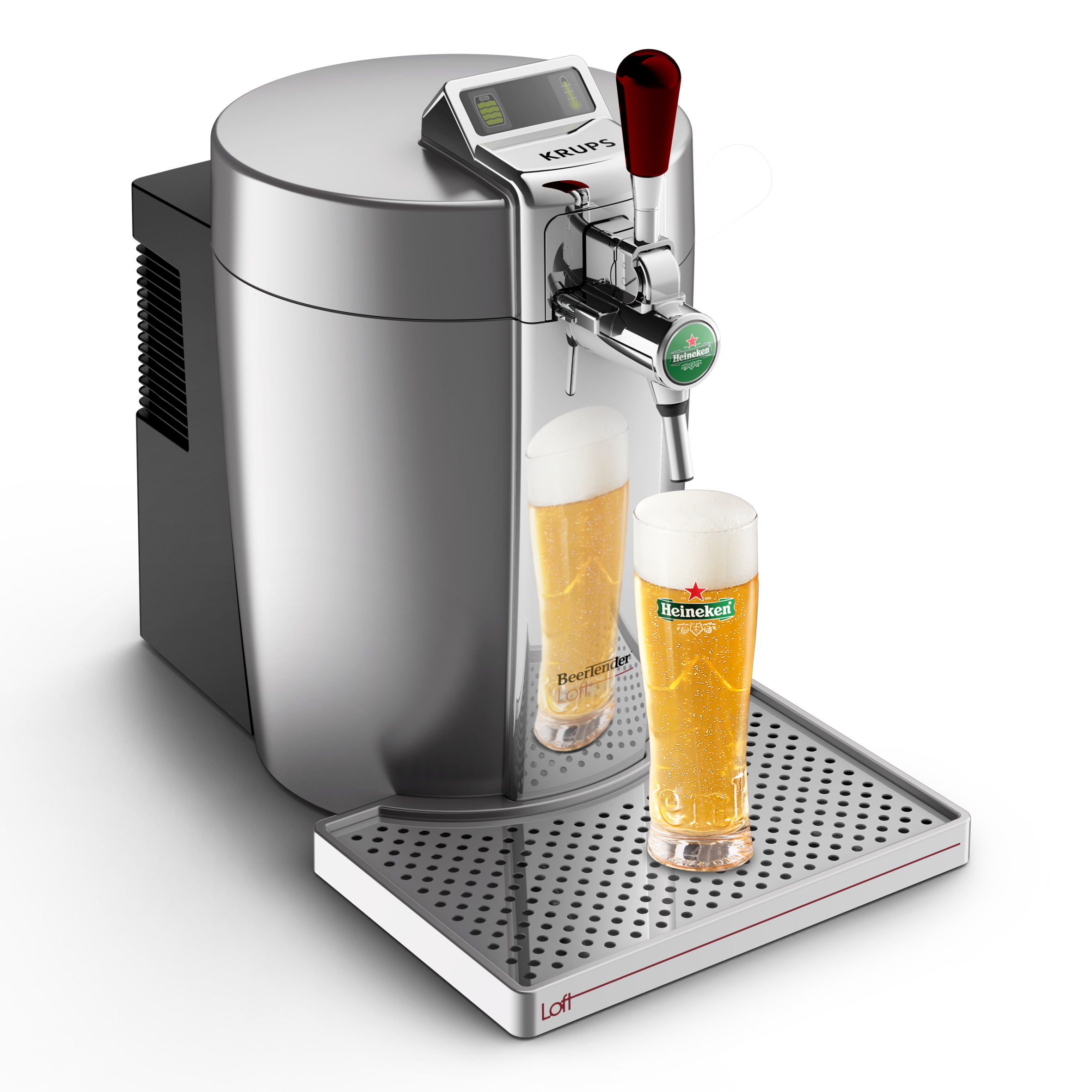 BEERTENDER LOFT EDITION silver / chrome