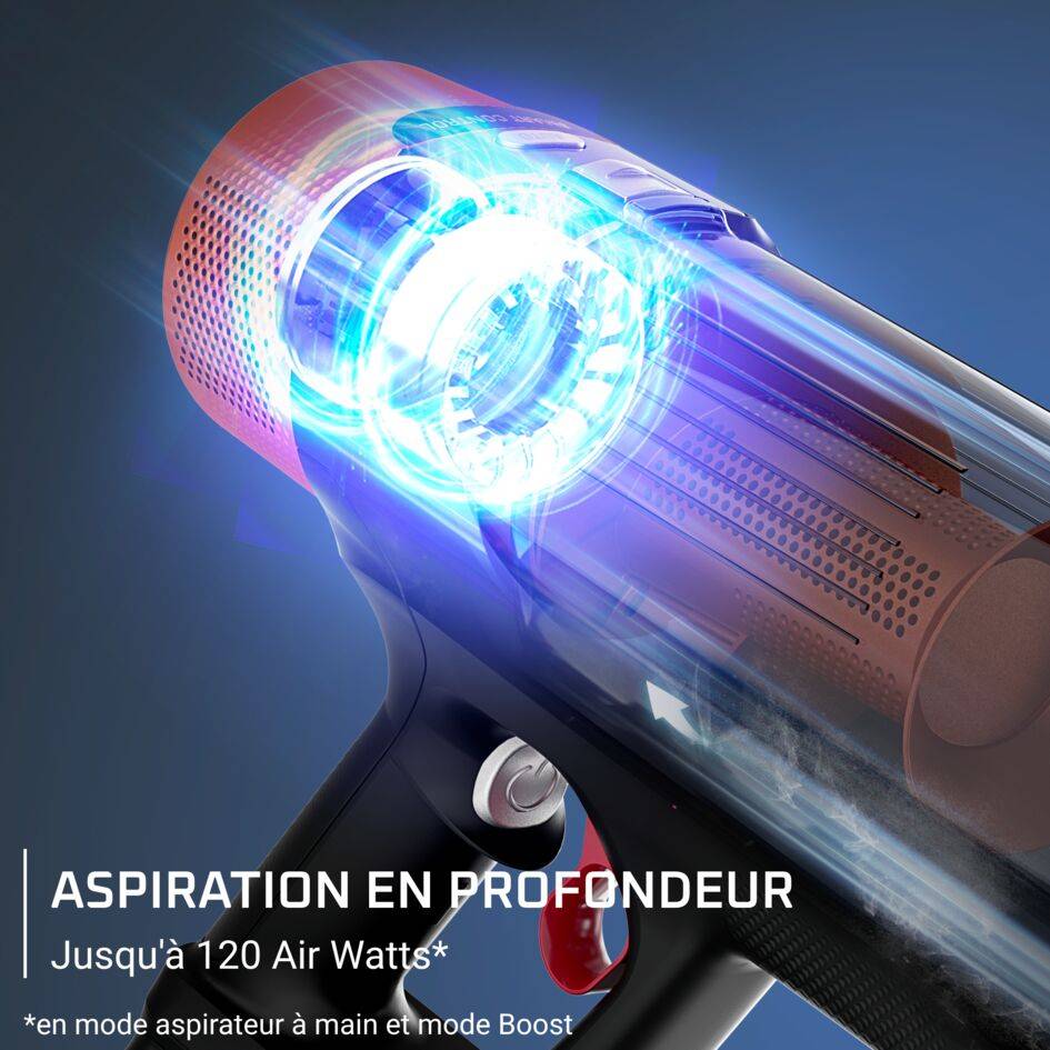 X-Force Flex 10.80, Aspirateur balai sans fil, 120 AW, 60 min, Modèle Animal