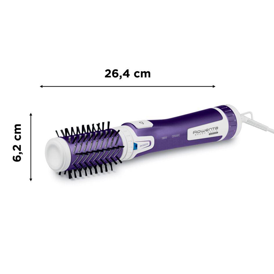 Brush Activ Volume & Shine, Brosse soufflante rotative, 1000 W, 2 brosses