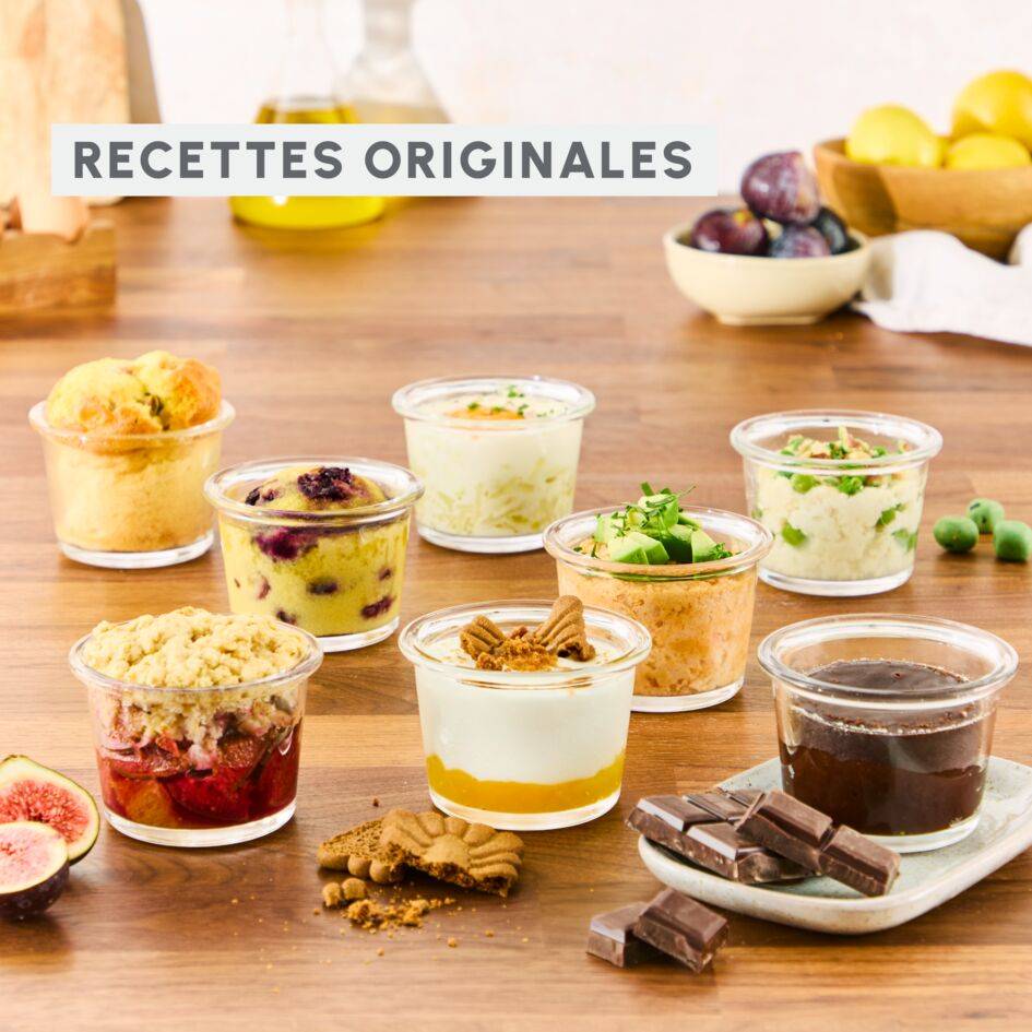 Kit de 8 verrines superposables Cookeo