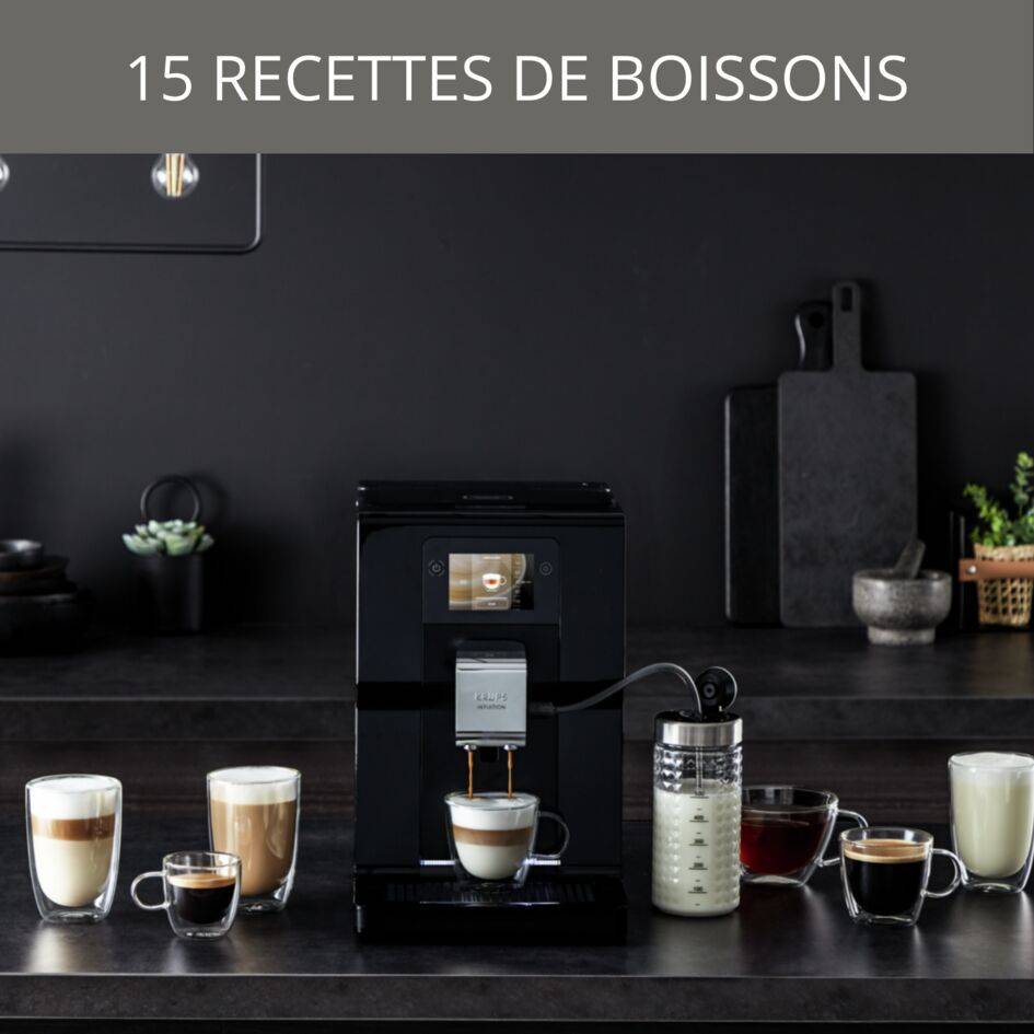 Intuition Préférence, Machine à café à grain, 11 boissons, Ecran tactile couleur