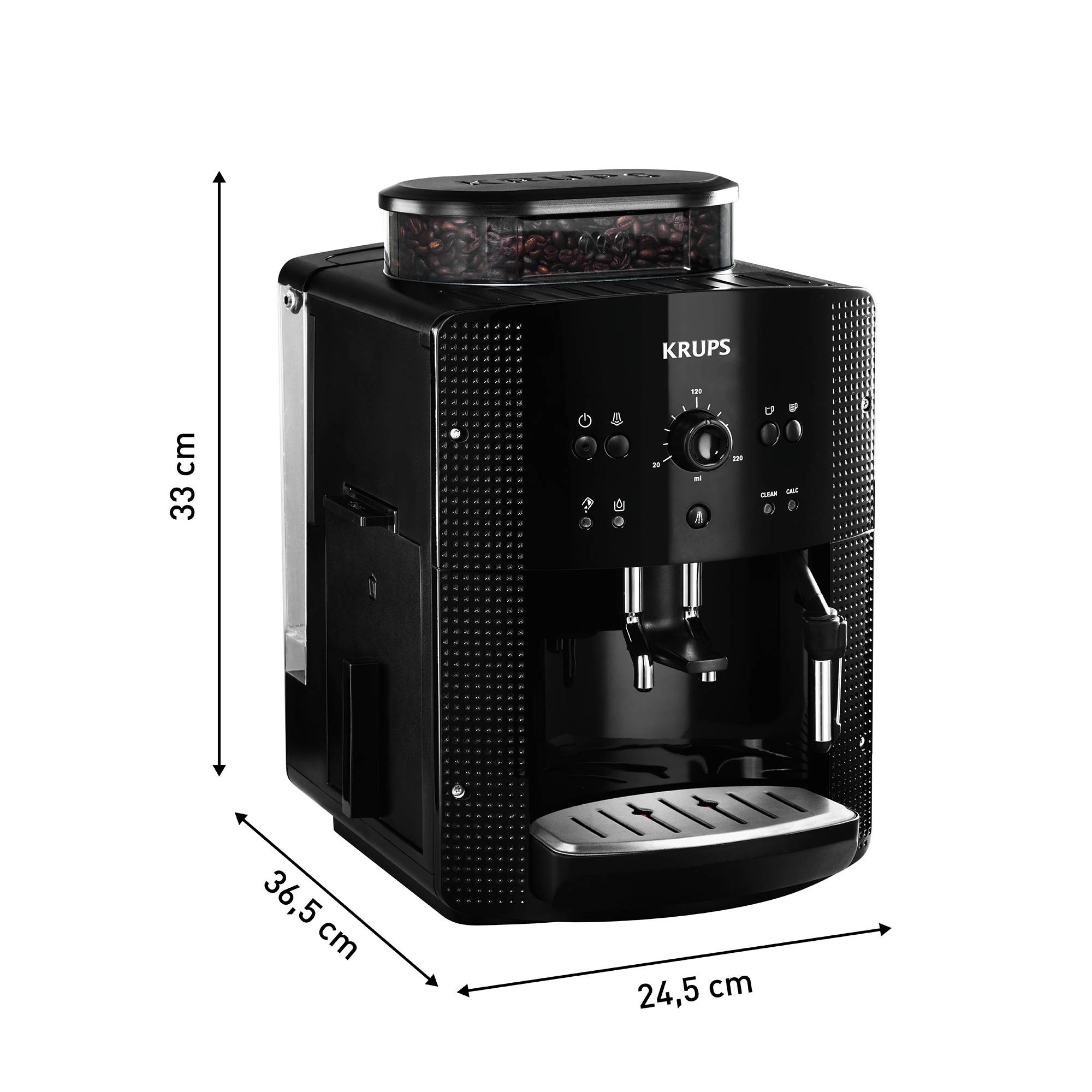 RECONDITIONNÉ Essential, Machine à café à grain, 3 boissons 
