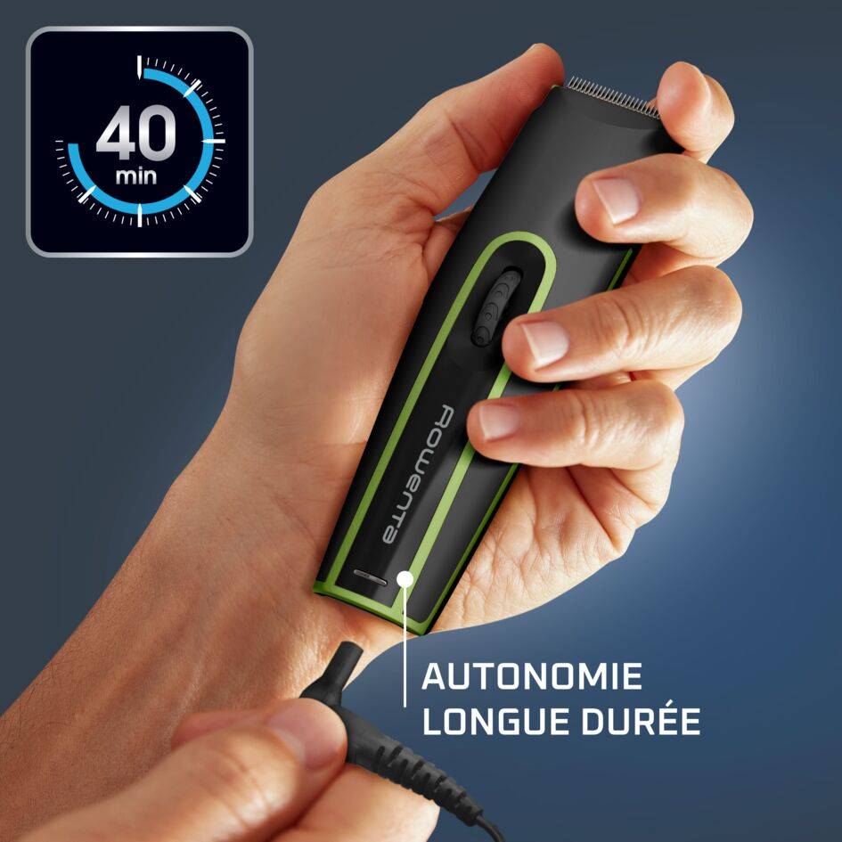 Nomad, Tondeuse à cheveux, Lames en acier inoxydable de haute qualité