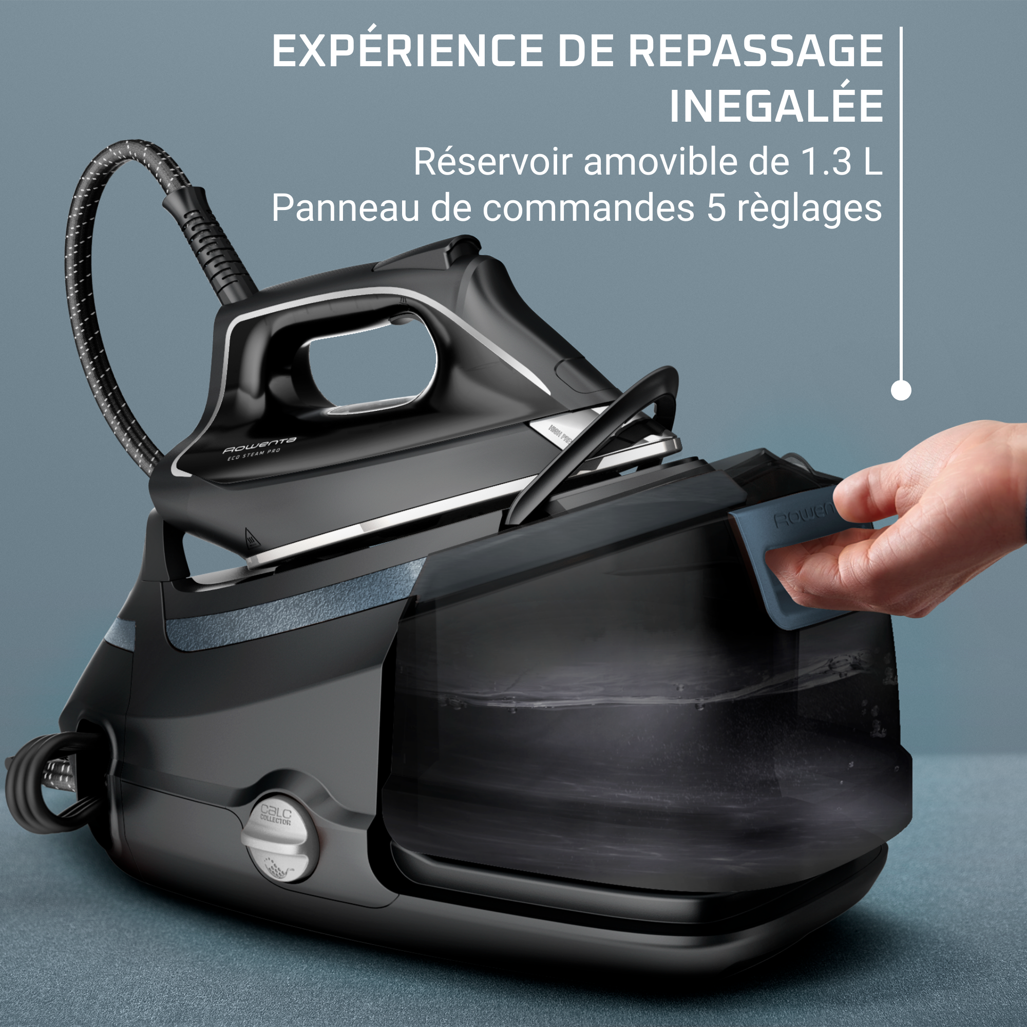 Eco Steam Pro Centrale vapeur, 7,8 bars, 150g/min, pressing 580 g/min