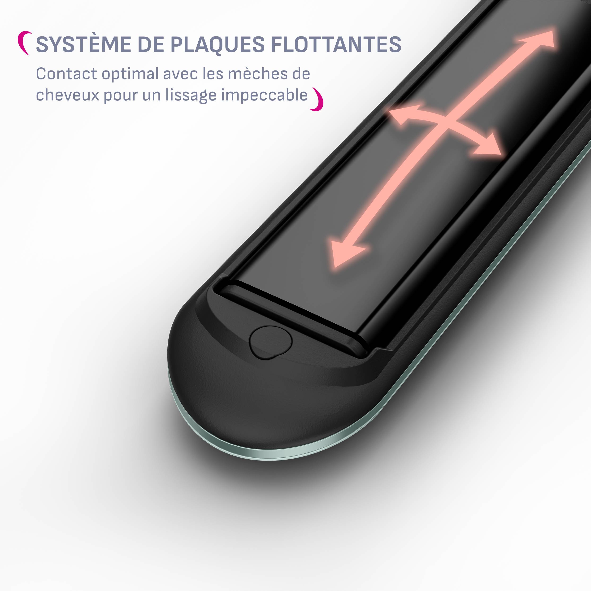 Thermoglide, Lisseur, Lissage et boucles, Glisse parfaite, Brillance, Calor