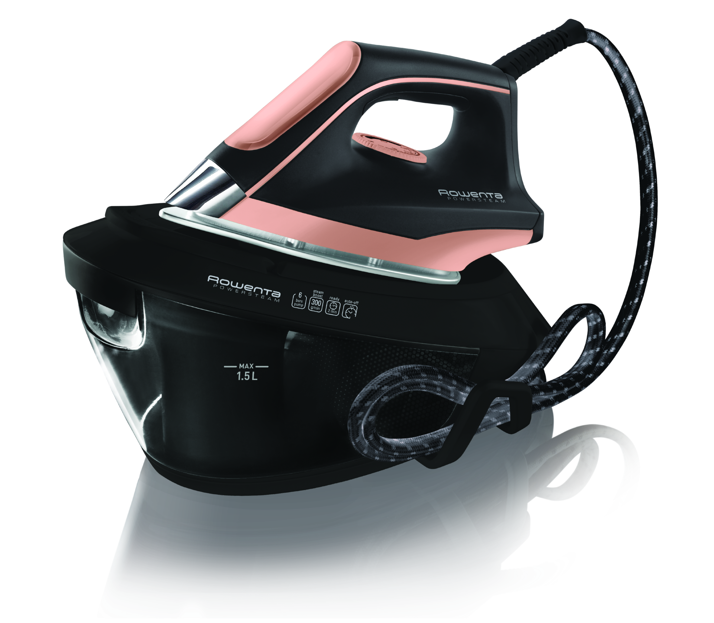 POWERSTEAM COMPACT 6 bars NOIR