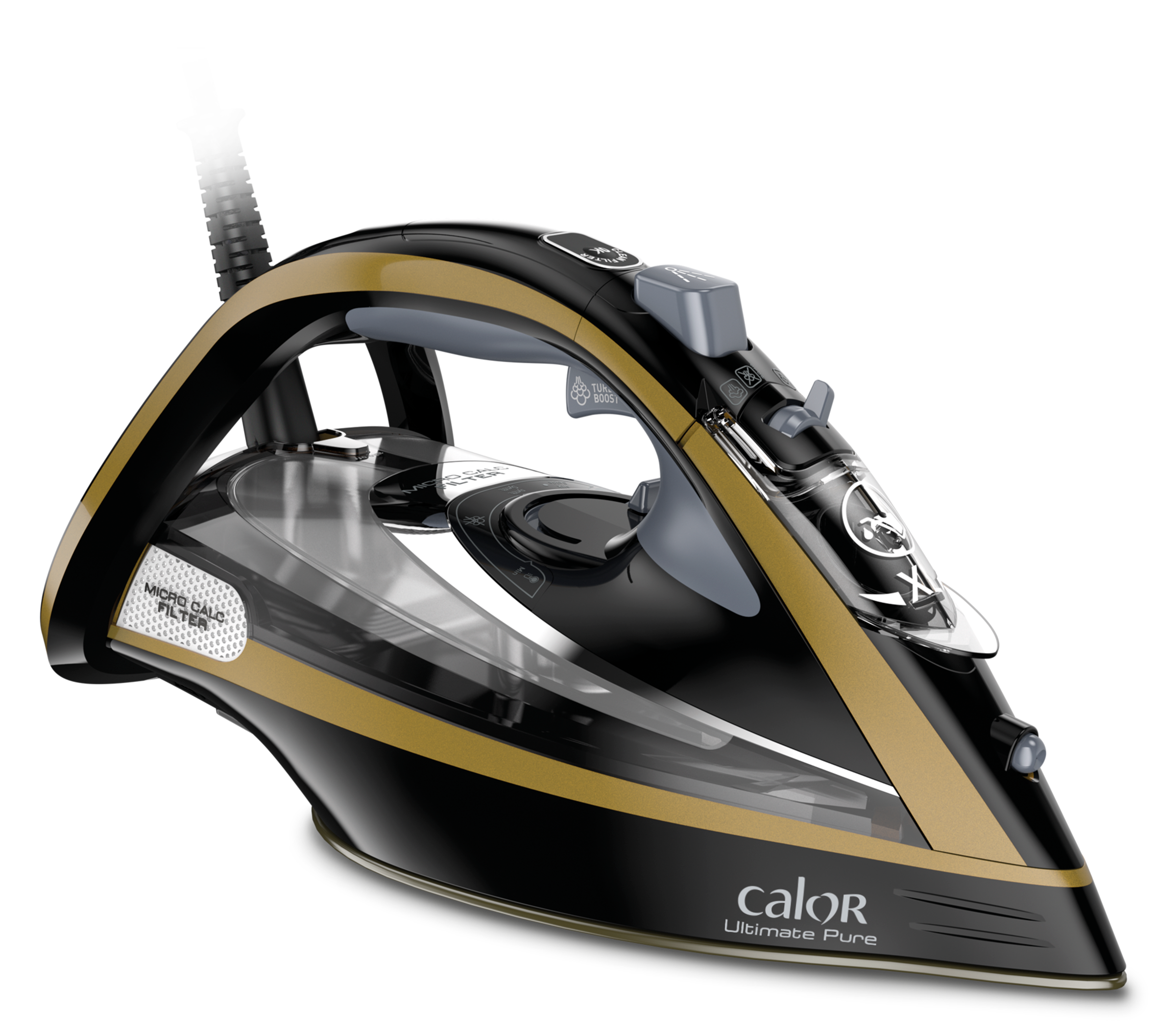 Ultimate Pure, Fer à Repasser Vapeur, 60g/min, Pressing 260 g/min, Réservoir XL, Calor