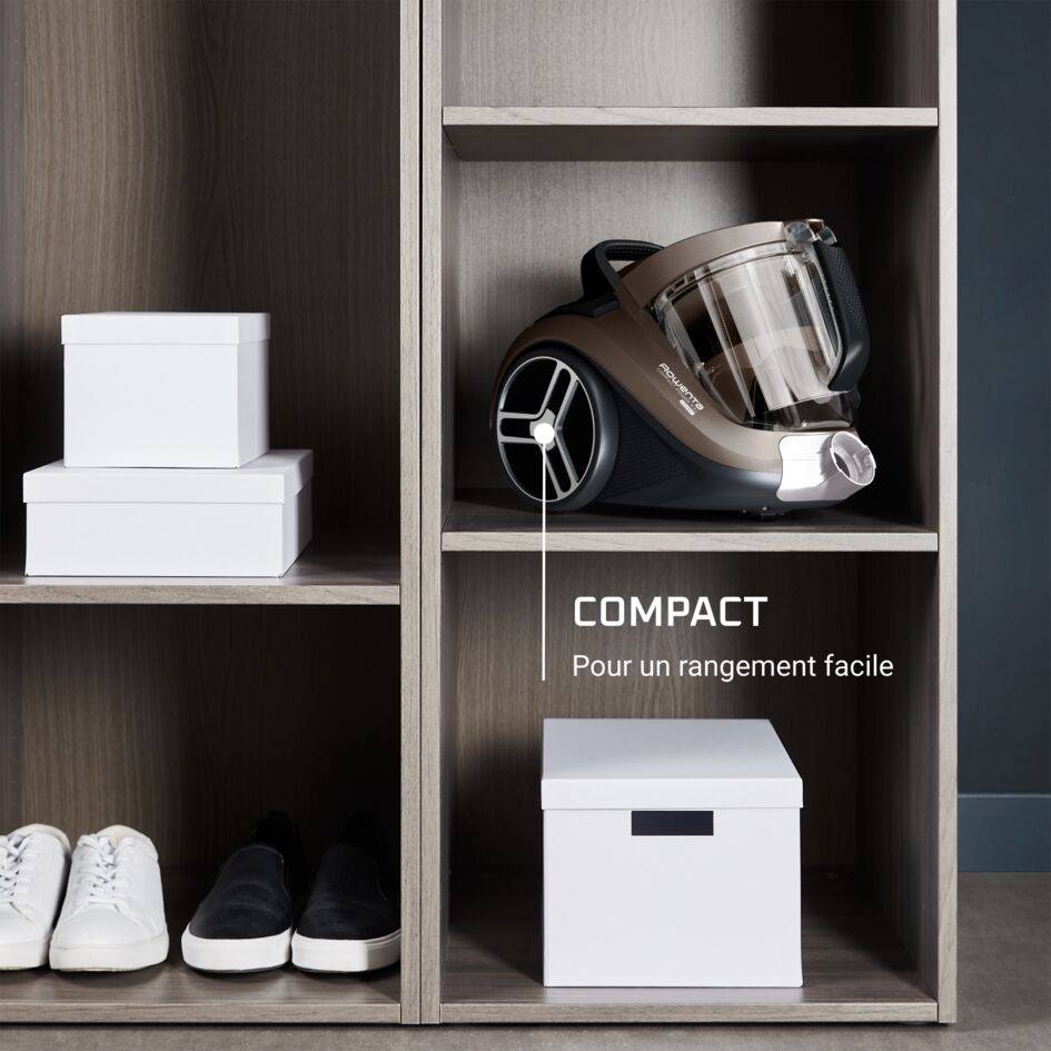 Compact Power Cyclonic XXL, Aspirateur sans sac, 900W, 2,5L