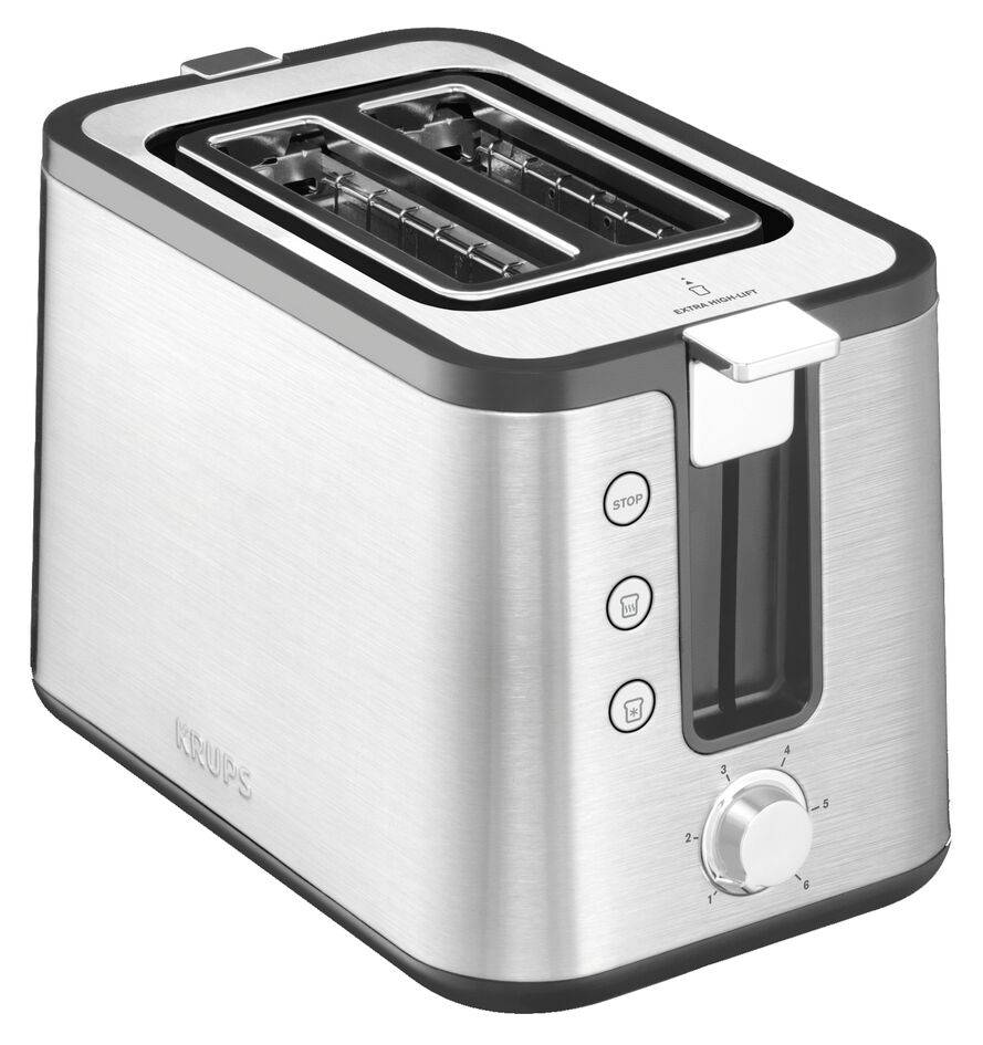 Control line, Grille-pain, 2 fentes larges, Inox, KRUPS