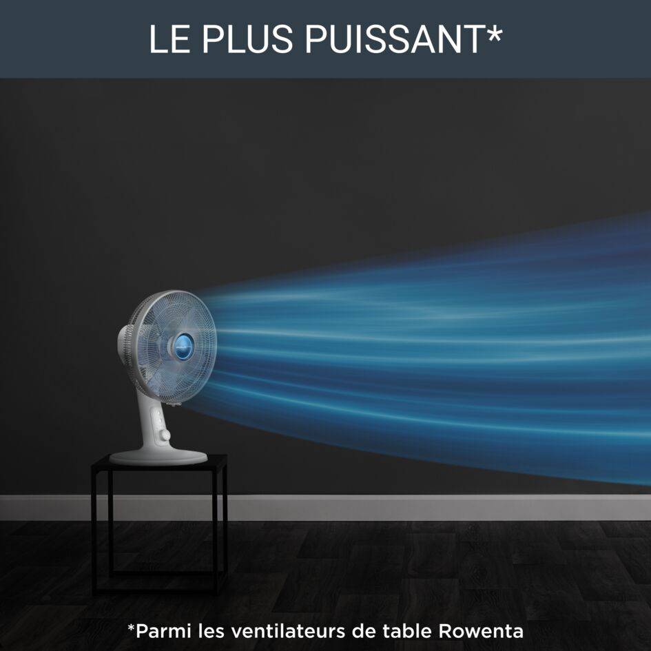 Turbo Silence Extrême+, Ventilateur de table, 45m3/min, silencieux 38dB